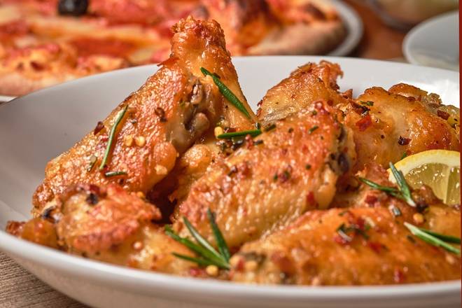 Order Twice-Baked Brick Oven Tuscan Chicken Wings food online from Bertuccis-Newark store, Newark on bringmethat.com