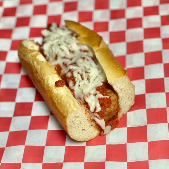 Order 30- Meatball Hot Sub food online from Munch A Sub store, Las Vegas on bringmethat.com