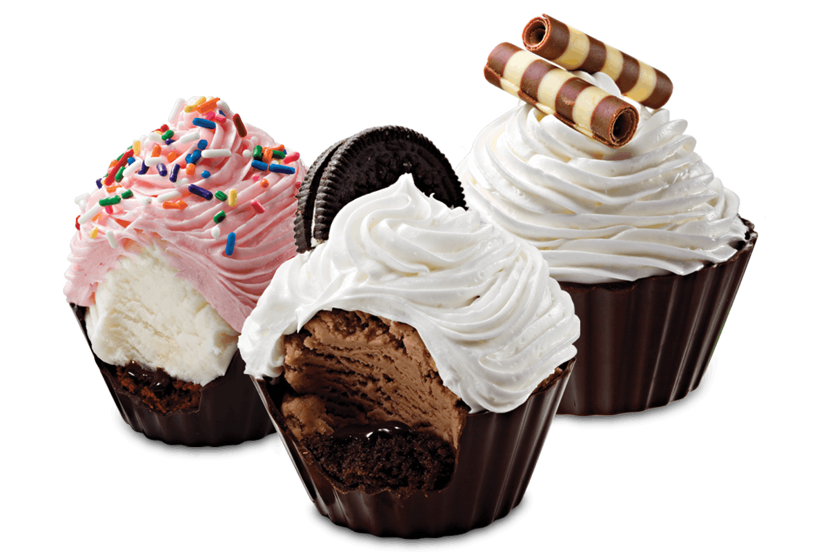 Order Ice Cream Cupcake Variety 6-Pack - Ready Now food online from Cold Stone Creamery store, Daly City on bringmethat.com