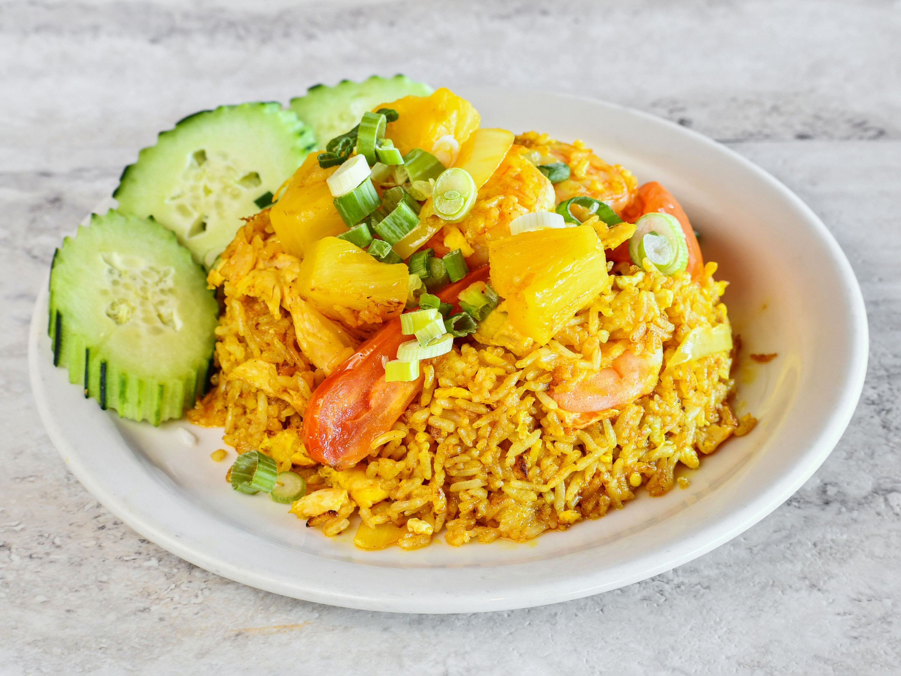 Order 1. Pineapple Fried Rice food online from Thai Bbq store, West Covina on bringmethat.com