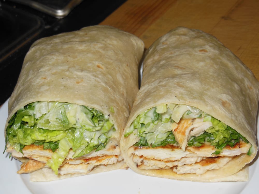 Order Grilled Chicken Caesar Wrap food online from Ace pizzeria store, Glendale on bringmethat.com