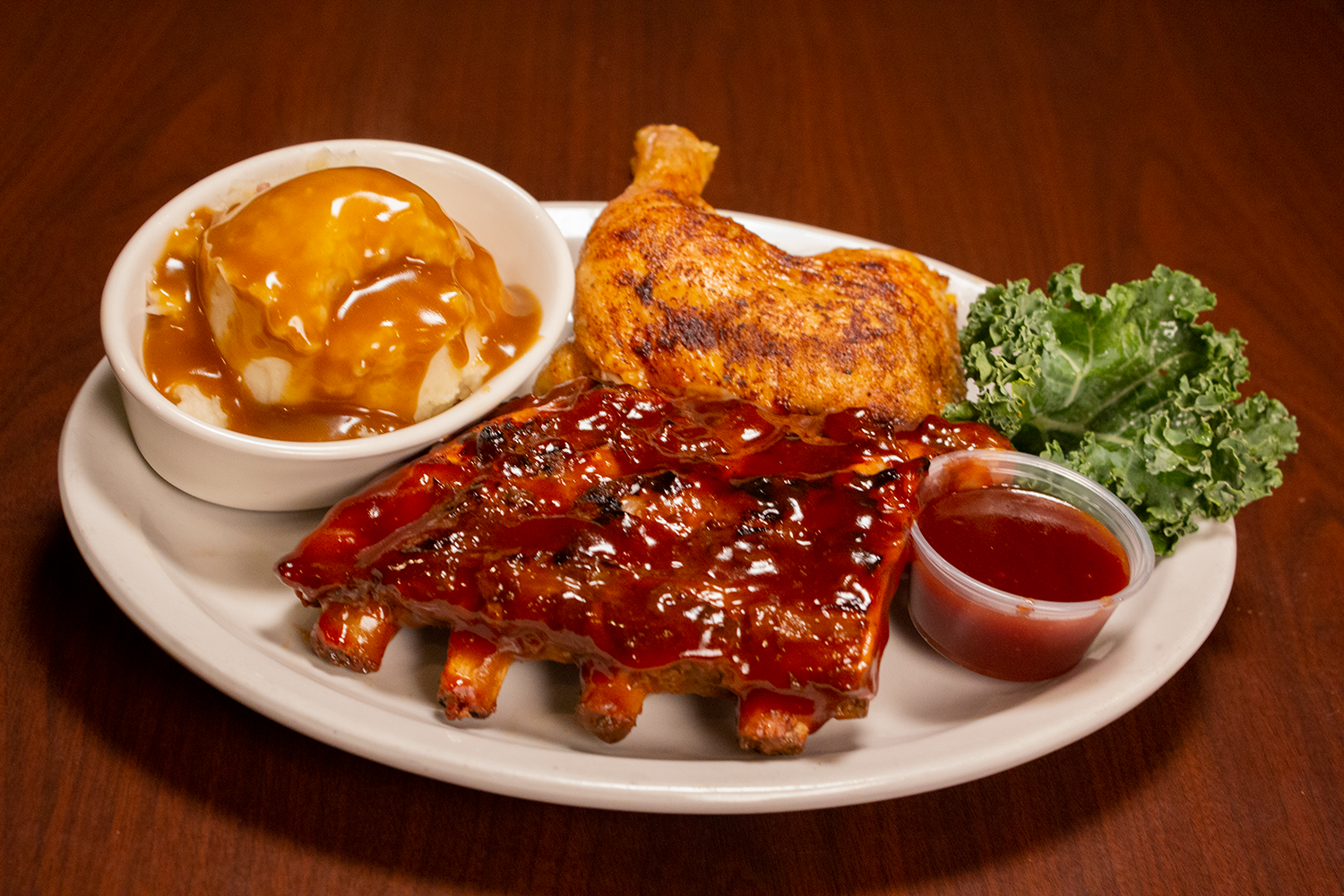Order BBQ Ribs and Roasted Chicken(available after 4 pm) food online from Texas Corral store, Merrillville on bringmethat.com