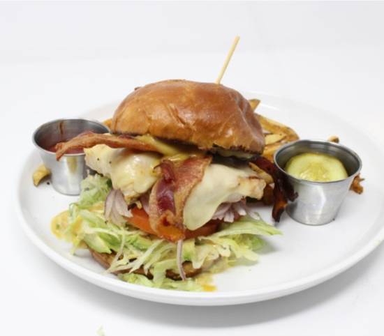 Order Grilled Chicken Sandwich food online from The League Kitchen & Tavern store, Austin on bringmethat.com