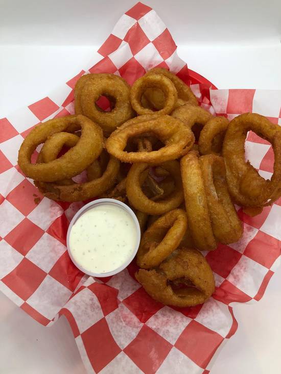 Order Onion Rings food online from The Draft Restaurant & Sports Bar store, San Diego on bringmethat.com