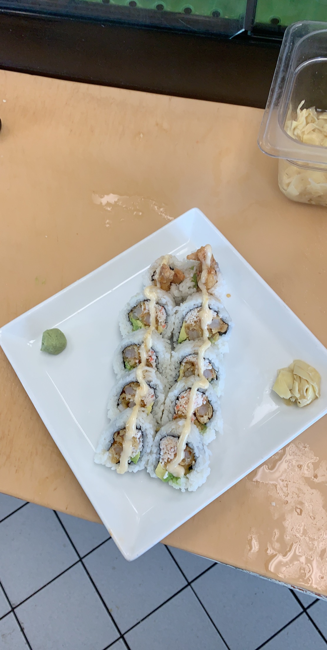Order 10 Piece Shrimp Tempura Roll food online from Jazz Sushi Bar store, New Orleans on bringmethat.com