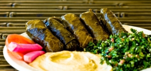 Order Meat Grape Leaves Combo food online from Woody's Oasis store, East Lansing on bringmethat.com