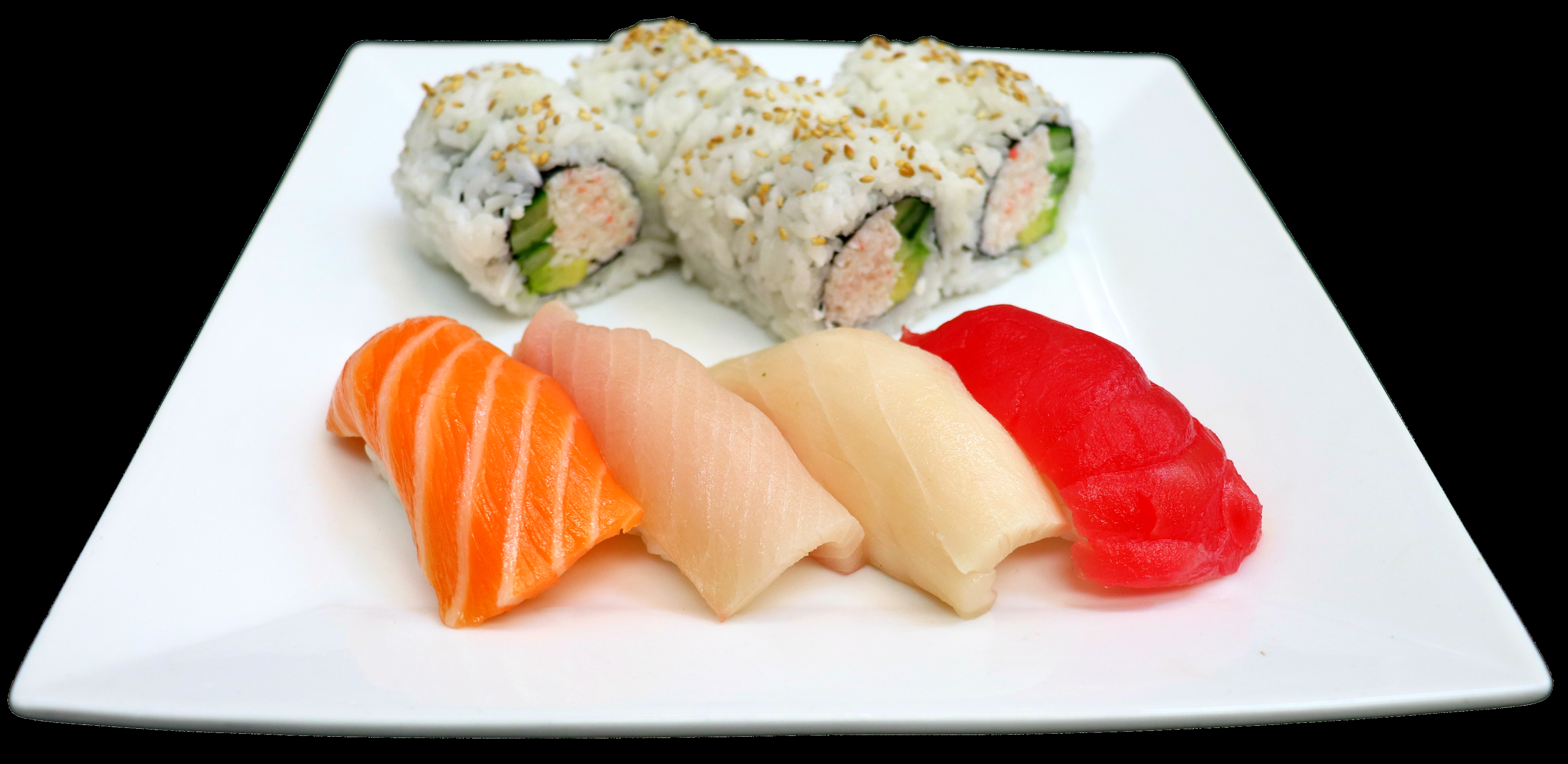 Order Sushi and Roll Combination food online from Toshiko Ramen And Sushi Bar store, Fresno on bringmethat.com