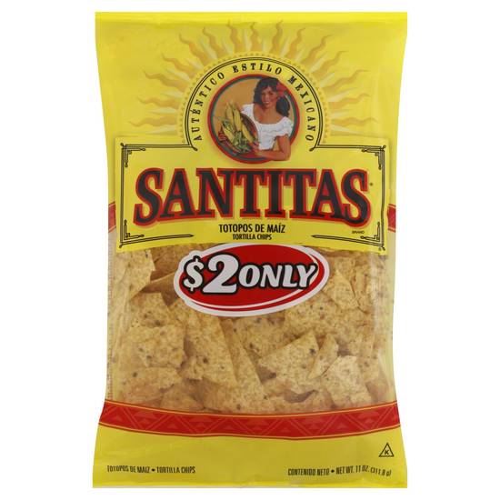 Order Santitas Tortilla Chips Yellow Corn (11 oz) food online from Rite Aid store, Yamhill County on bringmethat.com