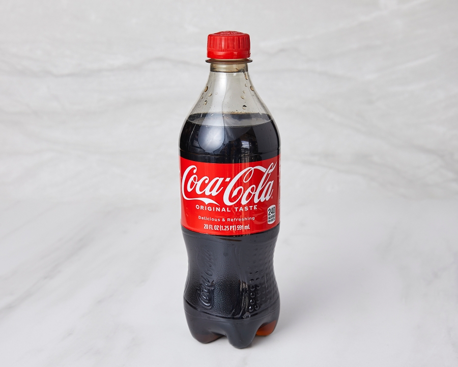 Order Coke - 20oz. Bottle food online from Jack Urban Eats store, Fresno on bringmethat.com