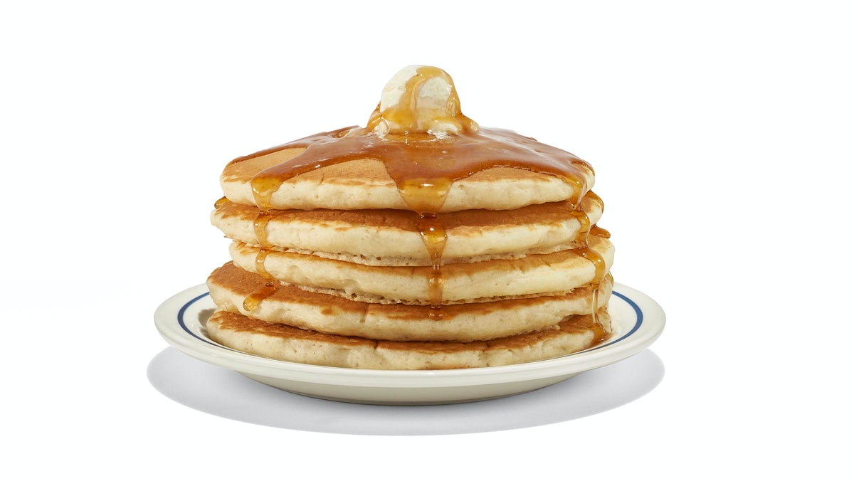 Order Original Buttermilk Pancakes - (Full Stack) food online from Ihop store, Cincinnati on bringmethat.com