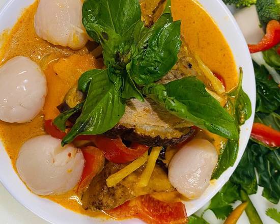 Order Lychee  Curry (แกงลิ้นจี่) food online from Basil Cart store, San Francisco on bringmethat.com