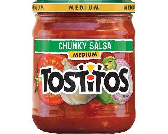 Order Tostitos Chunky Salsa Medium 15.5 Oz food online from Abc Discount Store store, San Diego on bringmethat.com