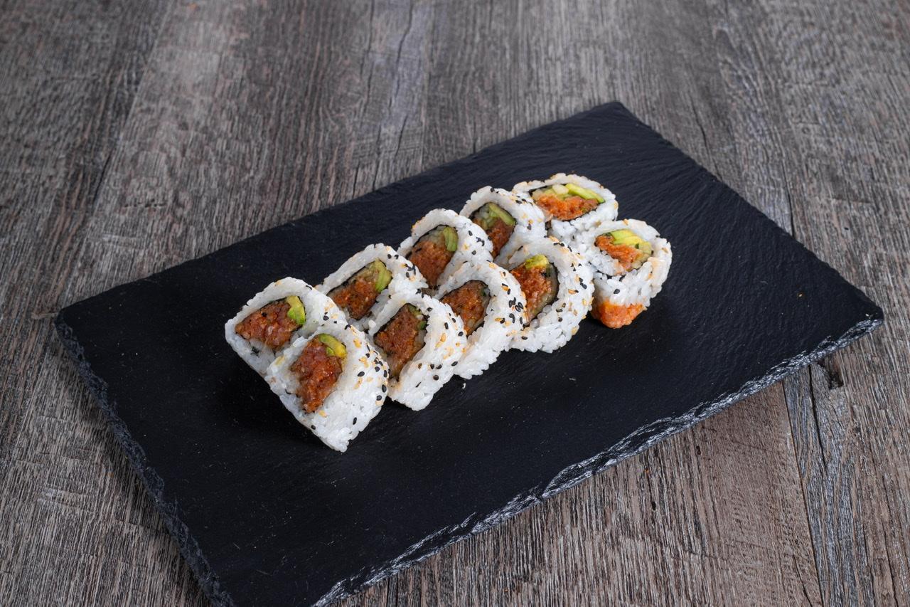 Order spicy tuna roll food online from Fugu Sushi store, San Antonio on bringmethat.com