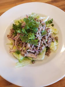 Order Laab Salad food online from Cozy Thai Kc store, Kansas City on bringmethat.com