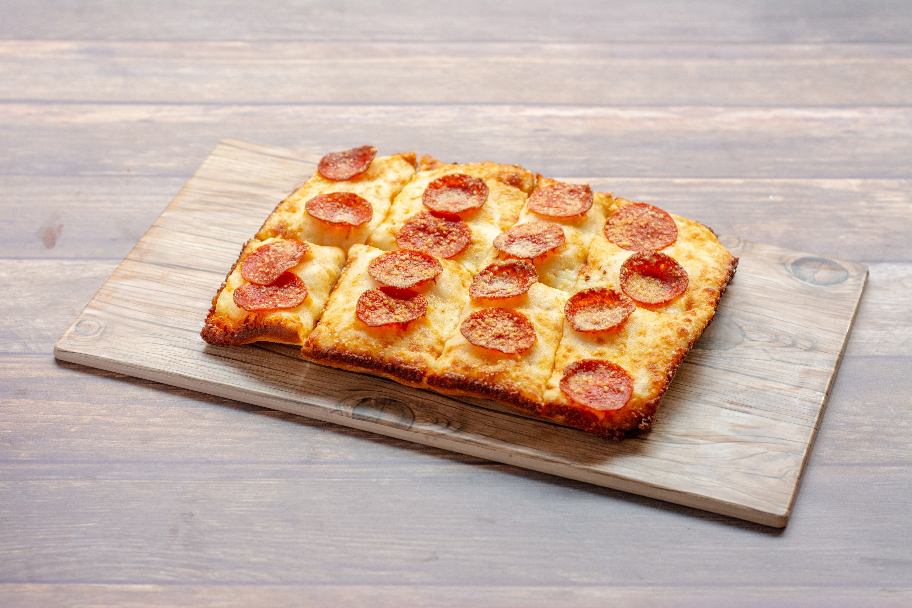 Order Italian Pepperoni Cheesy Bread food online from Piara Pizza store, Huntington Park on bringmethat.com