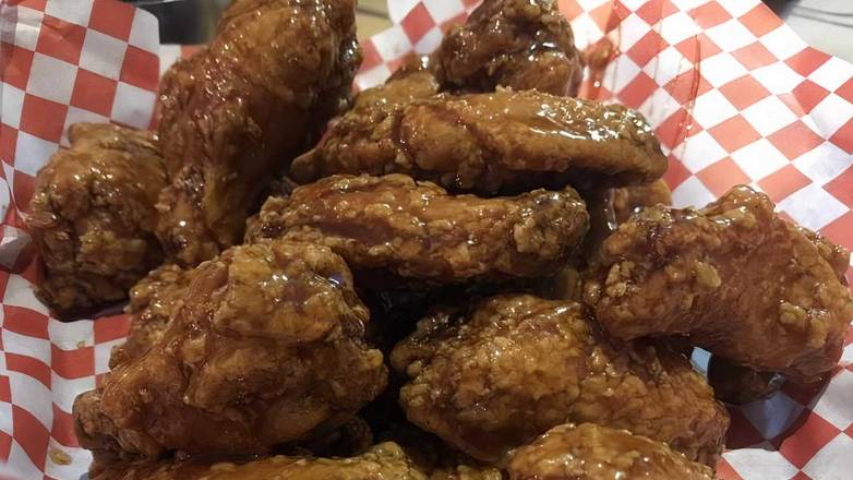 Order Sweet & Spicy Chicken Wings food online from Kpop Rice Flour Chicken store, Anaheim on bringmethat.com