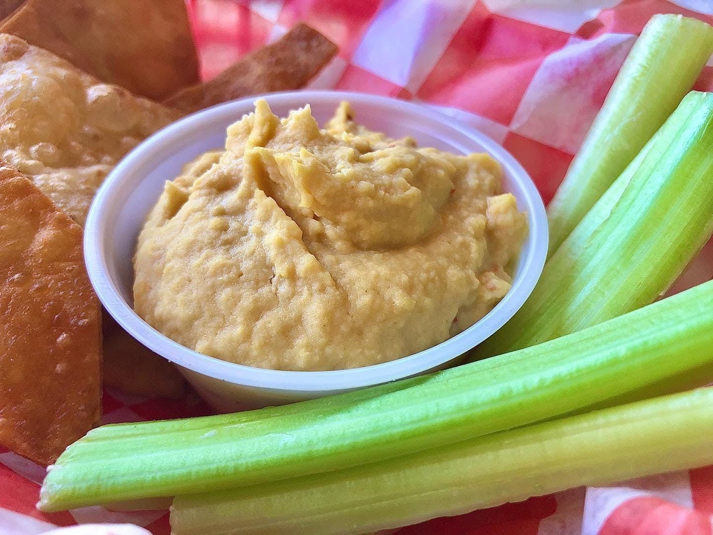 Order Homemade Hummus - Appetizer food online from Kelley Square Pizza store, Worcester on bringmethat.com