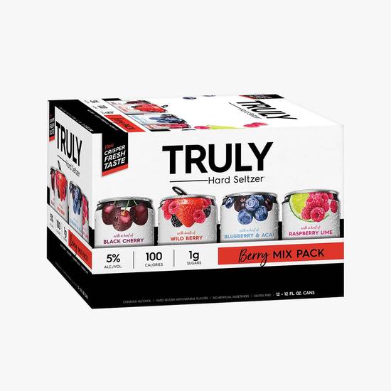 Order Truly Hard Seltzer Berry Mix Pack food online from Century Discount Liquor store, Inglewood on bringmethat.com