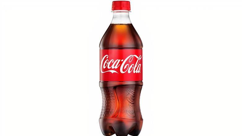 Order Coca-Cola Soda Pop - 20 oz food online from Mac On 4th store, Alton on bringmethat.com