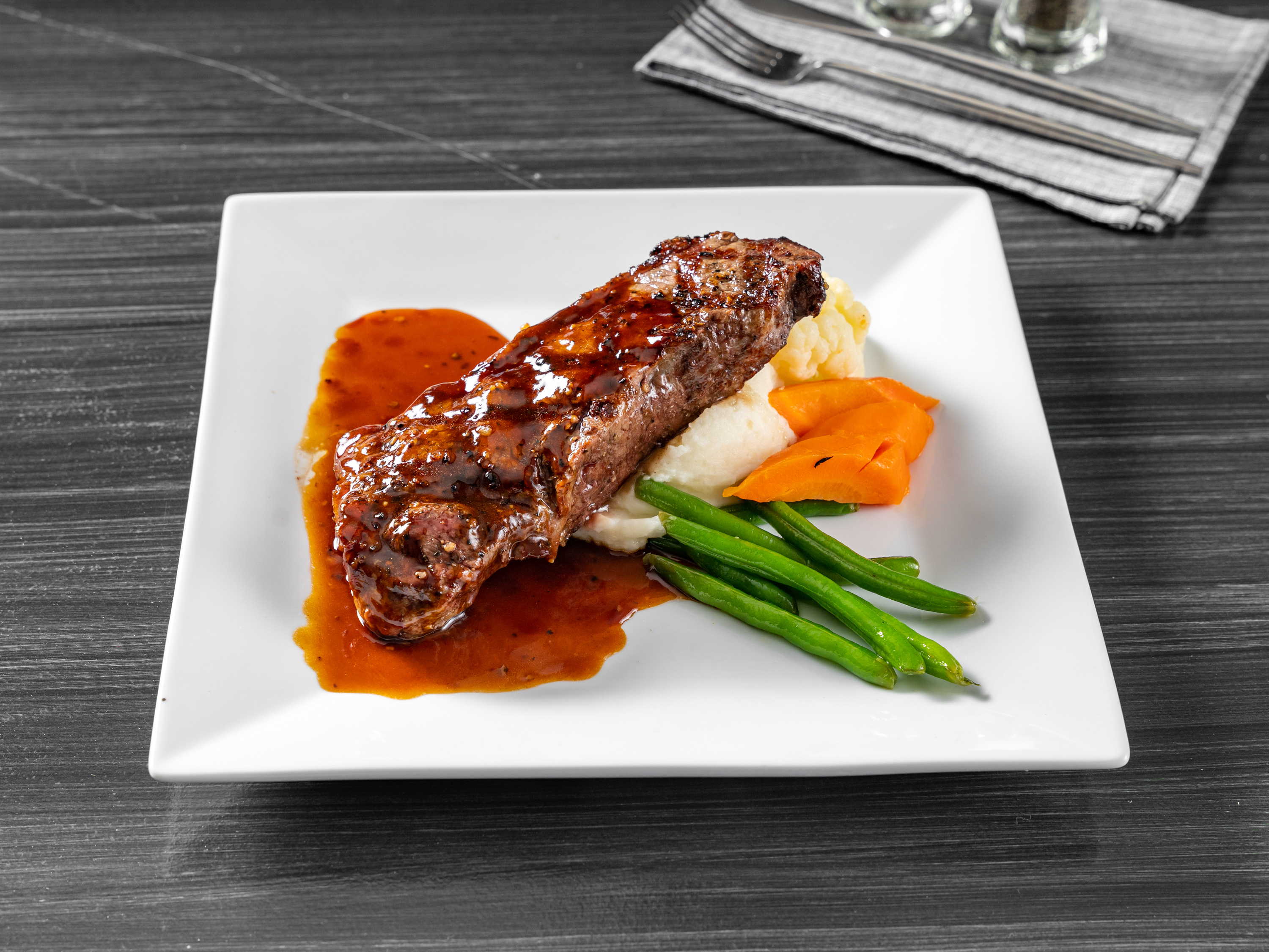 Order NY Strip Steak food online from Mickey Spillanes store, Eastchester on bringmethat.com