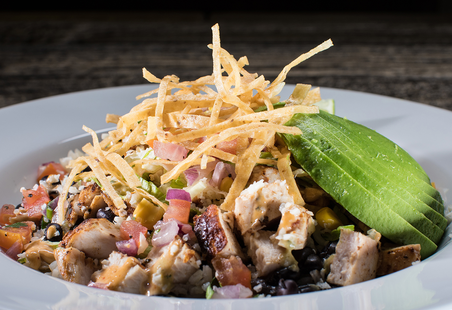 Order Chicken-Avocado Bowl food online from Mixteco Mexican Grill store, Chicago on bringmethat.com