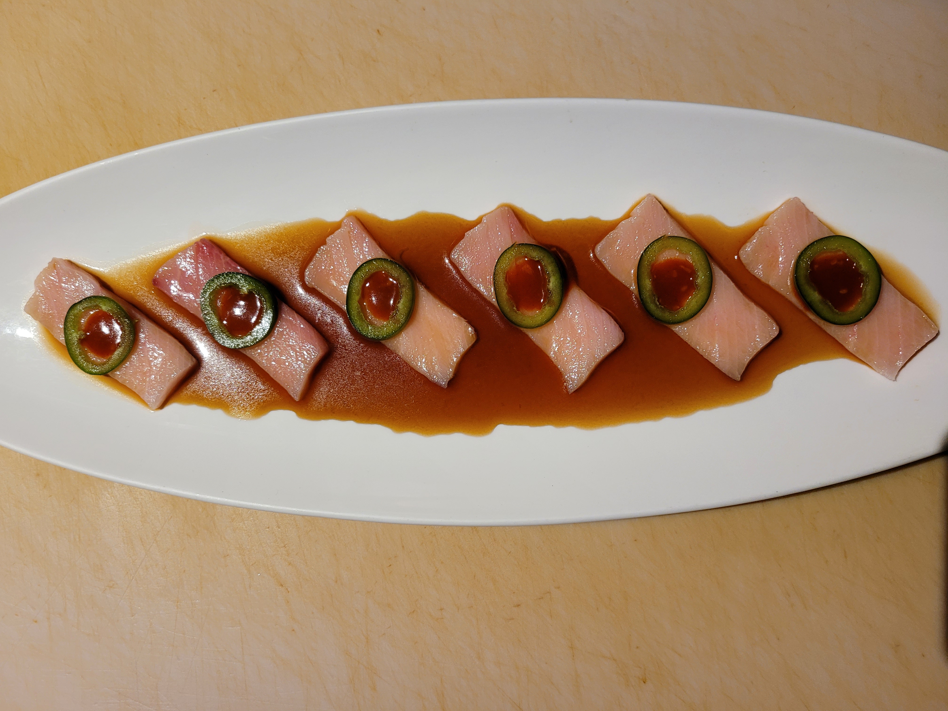 Order Yellowtail Ponzu Appetizer Dinner food online from Kooma Sushi store, Columbus on bringmethat.com