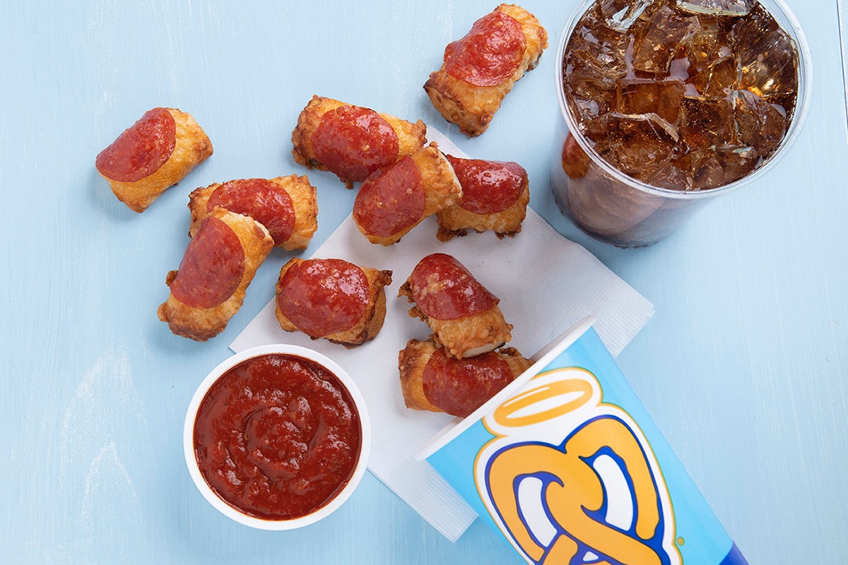 Order Regular Pepperoni Pretzel Nuggets Bundle food online from Auntie Anne's store, Concord on bringmethat.com
