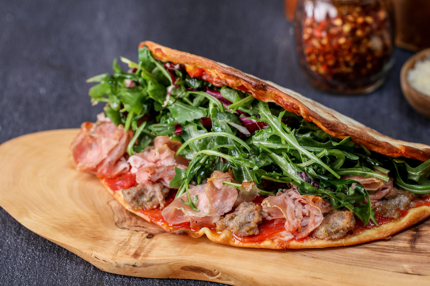 Order Whole Hog Piadina food online from Patxi Pizza store, Dublin on bringmethat.com