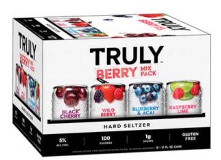 Order  Truly Hard Seltzer Berry Variety  | 12 x 12oz Cans food online from Westside Renaissance Market store, Ukiah on bringmethat.com