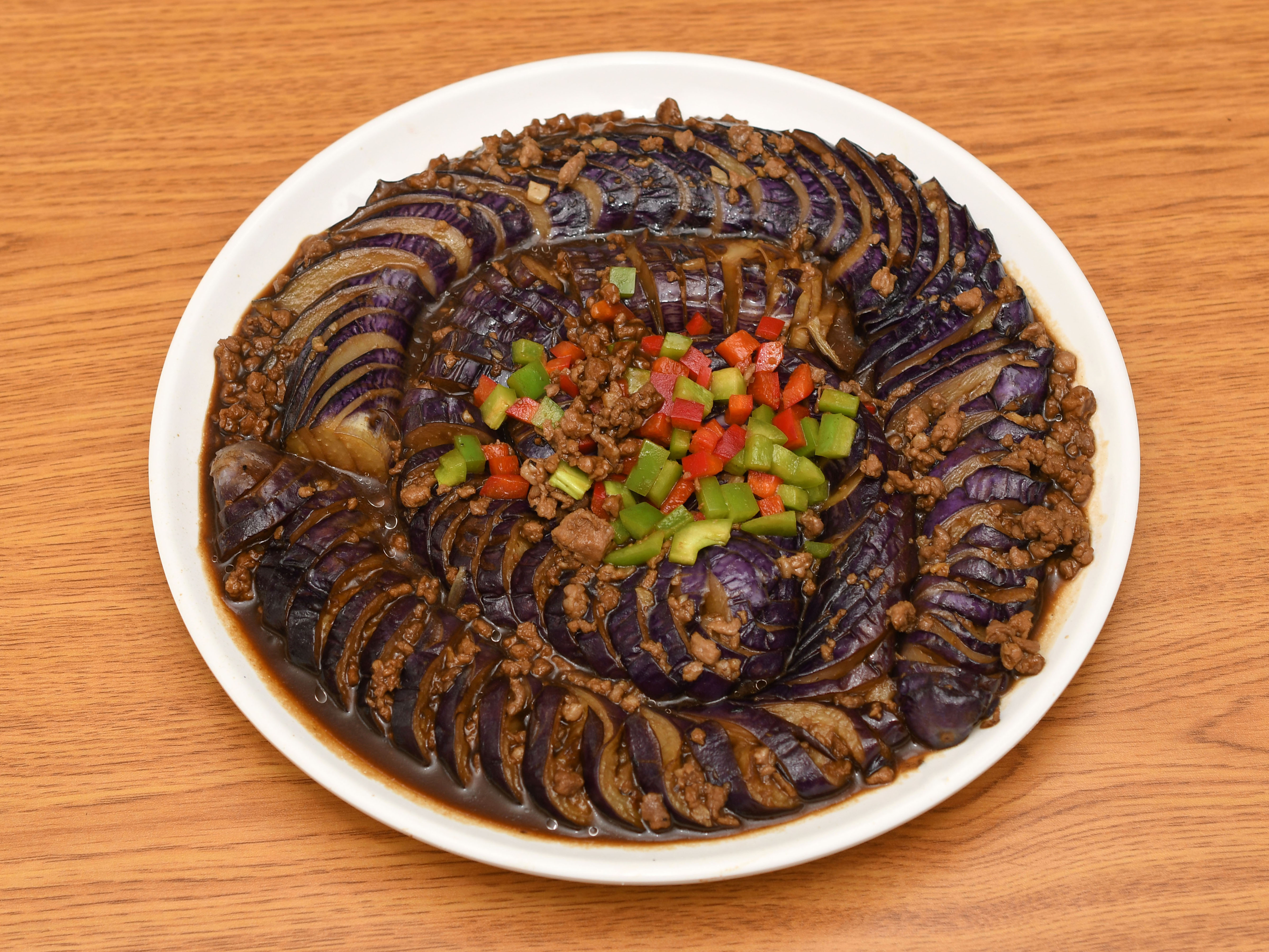 Order 1008. Spicy Eggplant in Garlic Sauce 蒜泥辣茄子 food online from Noodle Or Rice store, Vacaville on bringmethat.com
