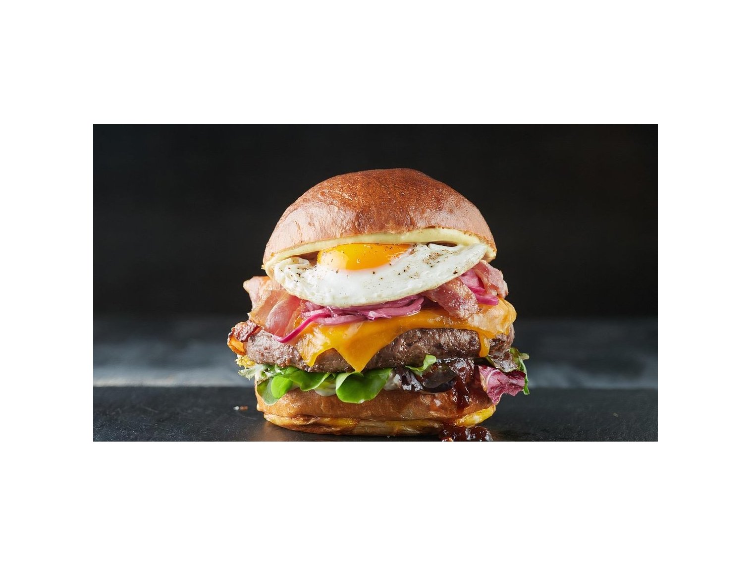 Order Bacon Egg & Cheese Burger  food online from Cheesesteak U store, Conway on bringmethat.com