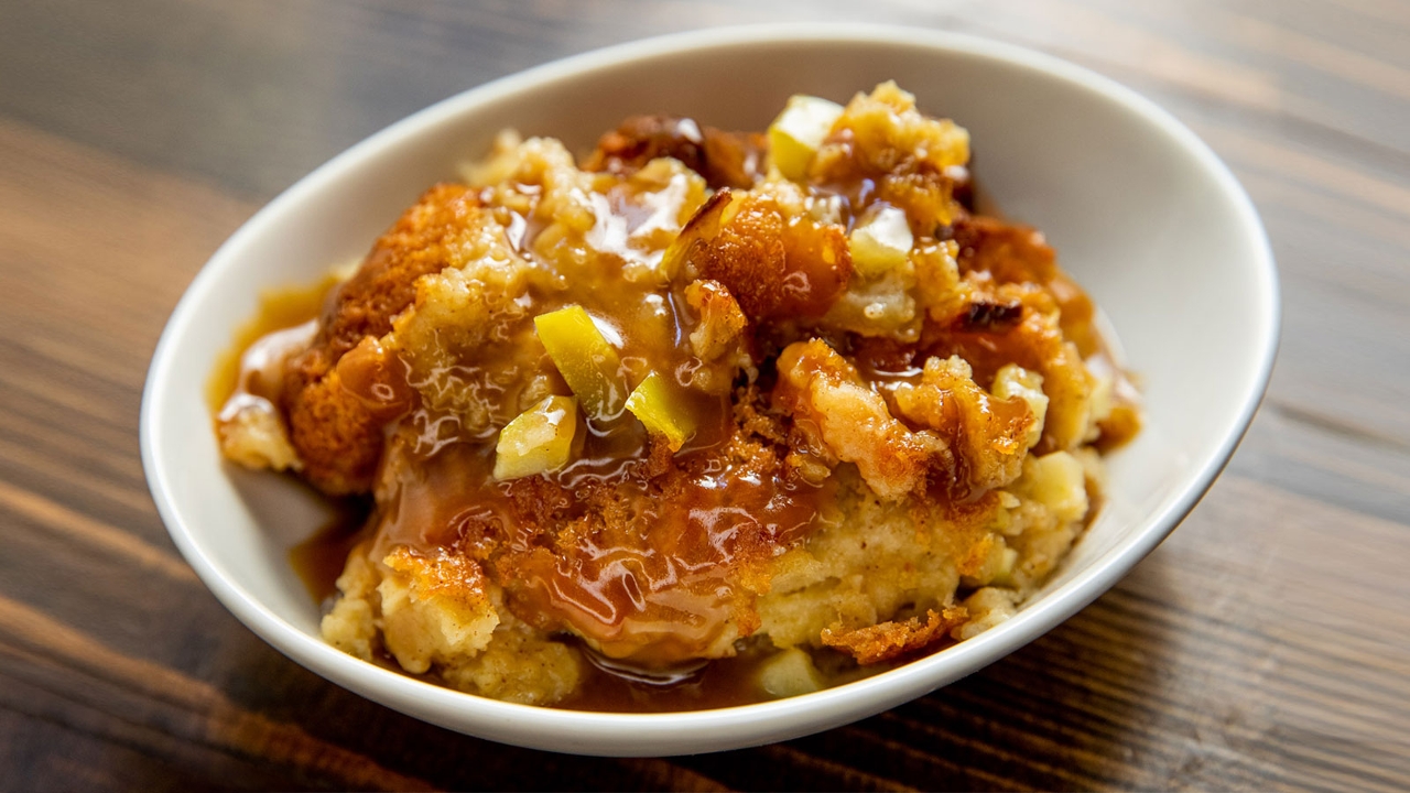 Order Cinnamon Bun Bread Pudding food online from Mighty Quinn's Barbeque store, New York on bringmethat.com