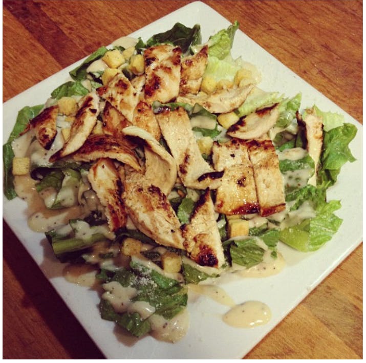 Order Chicken Caesar Salad - Salad food online from Corona Pizza store, Corona on bringmethat.com