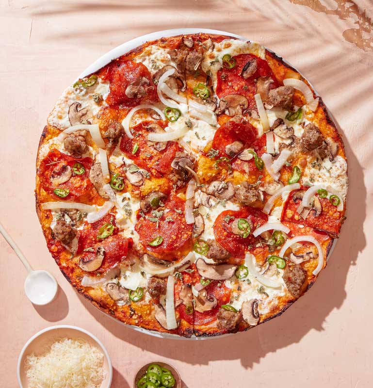 Order Spicy Milano Pizza  food online from California Pizza Kitchen - River City Dr store, Jacksonville on bringmethat.com