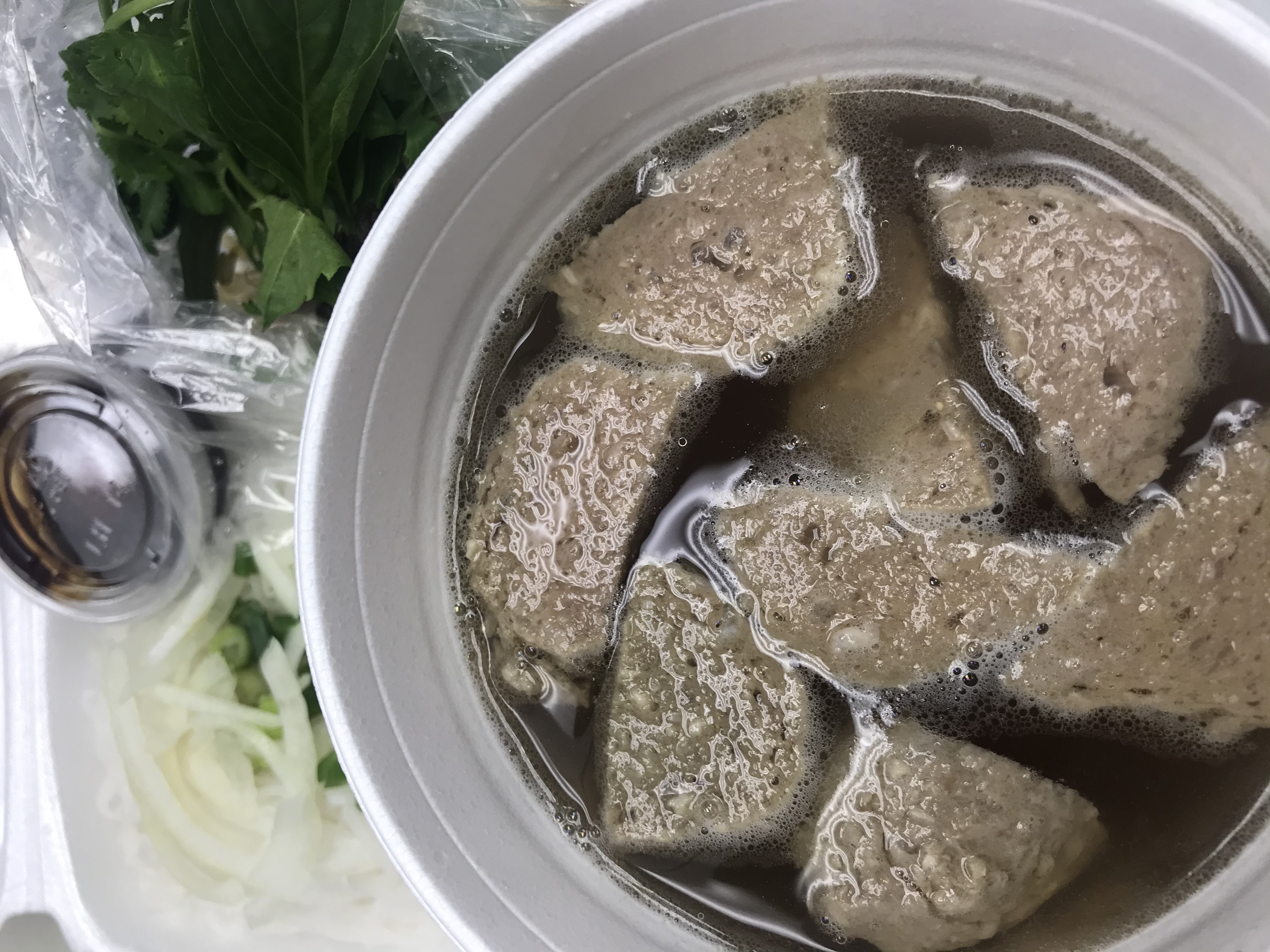 Order P5. Beef Meatballs Pho food online from Pho Beef Noodle & Grill store, Lewisville on bringmethat.com