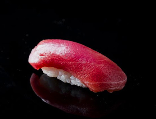 Order Tuna Nigiri Sushi   (2pcs) food online from Nonstop Sushi & Sake Bar store, Santa Monica on bringmethat.com