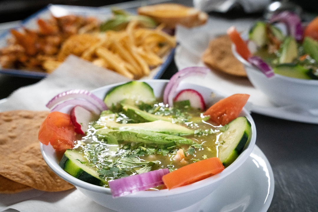 Order Aguachile food online from Mariscos La Marina store, Irving on bringmethat.com