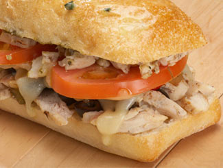 Order Chicken-Swiss Panini food online from Happy Joe Pizza & Ice Cream Parlor store, Coal Valley on bringmethat.com