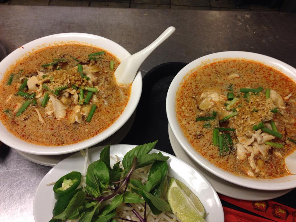 Order N6. Spicy Noodle Soup food online from Thai Top Ten store, Richmond on bringmethat.com