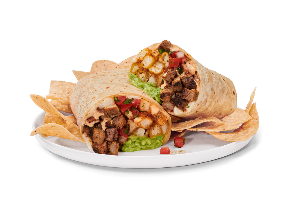 Order California Burrito with All Natural Steak food online from Rubio's store, Denver on bringmethat.com