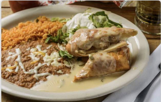 Order Chimichanga food online from El Paso Mexican Grill - Slidell store, Slidell on bringmethat.com