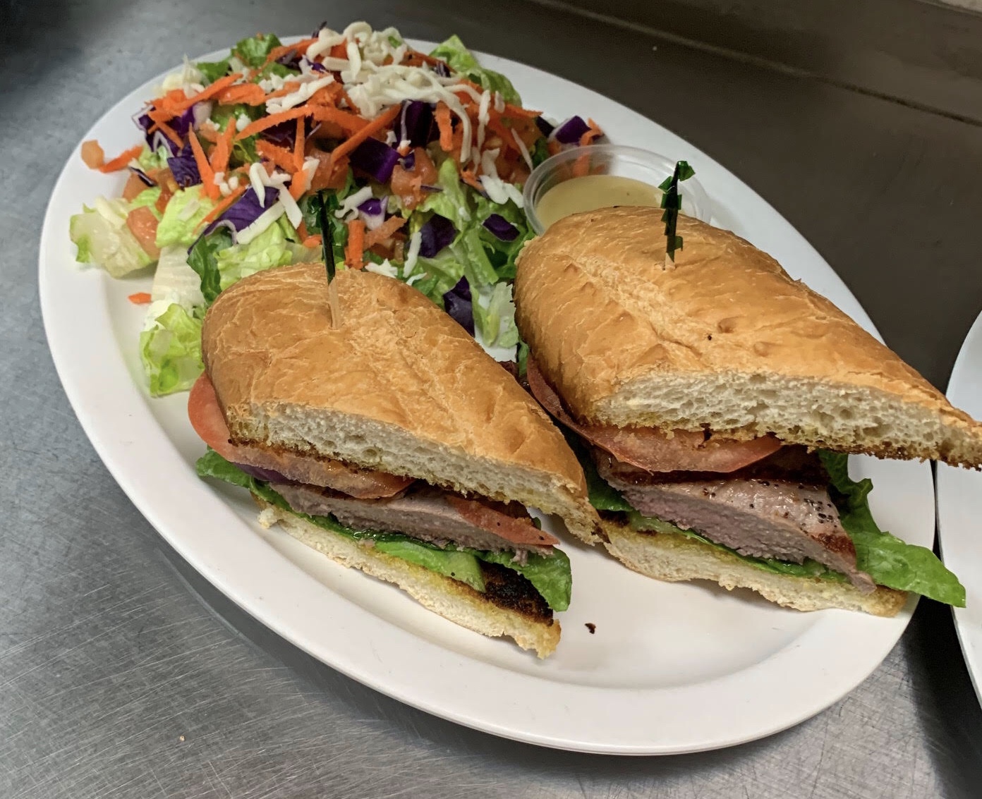 Order New York Steak Sandwich food online from Chino Hills Brewing Co store, Chino Hills on bringmethat.com