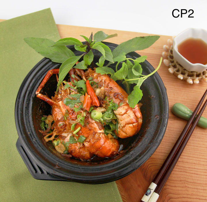 Order CP2. Vietnamese Style Claypot with Tiger Prawn  food online from So Pho So Good store, San Francisco on bringmethat.com