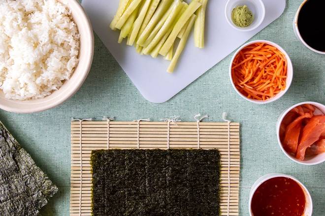 Order sushi rollling kit (premium) food online from Fusian store, Toldedo on bringmethat.com