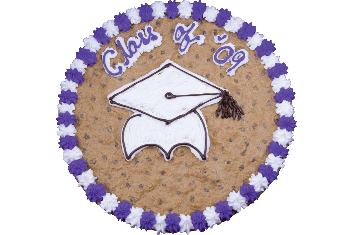 Order #271: Graduation Cap food online from Nestle Toll House Cafe store, Dallas on bringmethat.com