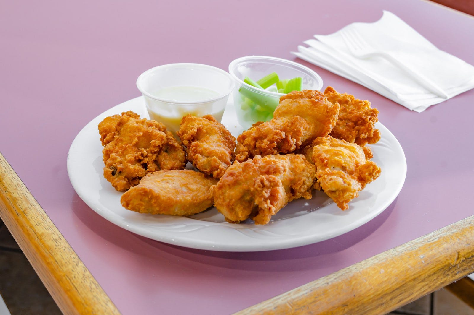Order Buffalo Wings Catering - Half Tray (50 Pieces) food online from Stelton Pizza store, Piscataway Township on bringmethat.com