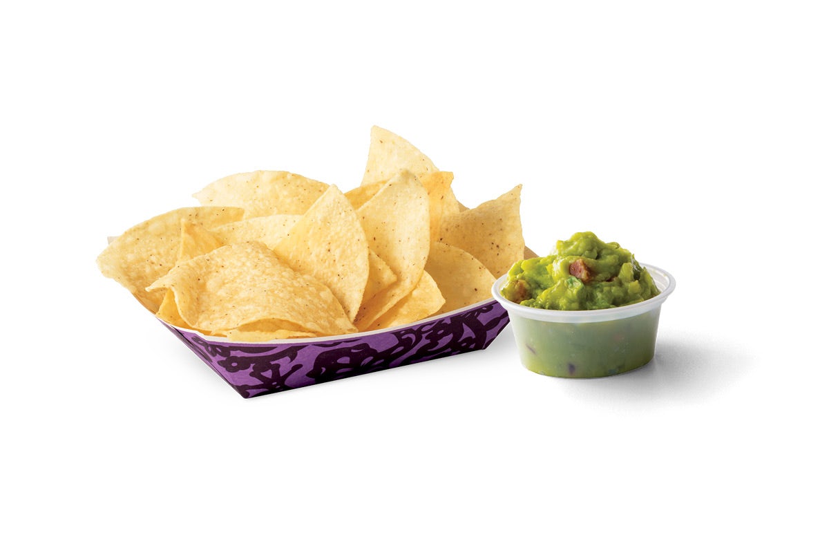 Order Small Chips & Guacamole food online from Taco Cabana 20239 store, Fort Worth on bringmethat.com