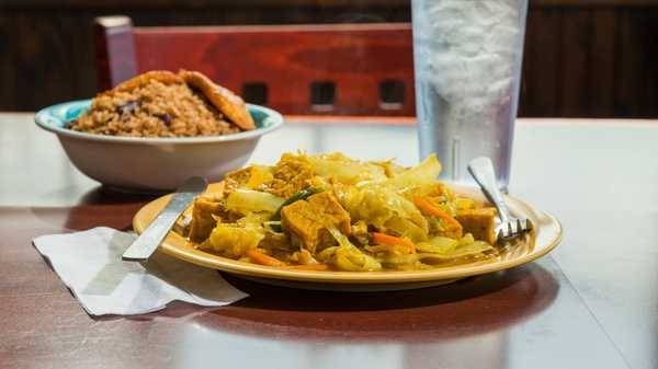 Order Curry Tofu  food online from Caribbean Hut store, Gastonia on bringmethat.com