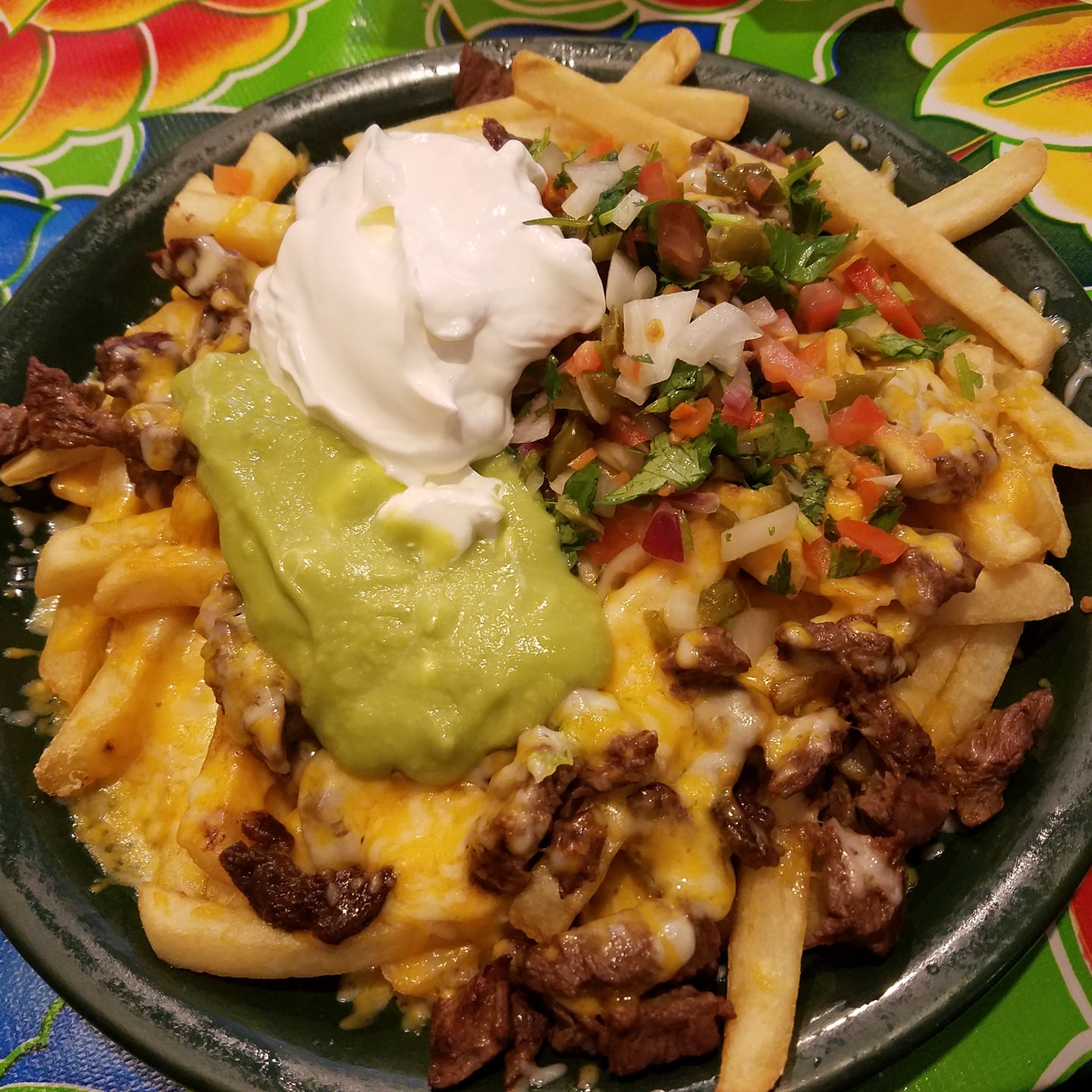 Order Carne Asada Fries food online from Mexican Riviera Restaurant store, Torrance on bringmethat.com