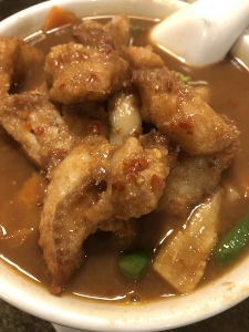 Order 12. Gang Som Catfish Curry food online from Sticky Rice store, Chicago on bringmethat.com